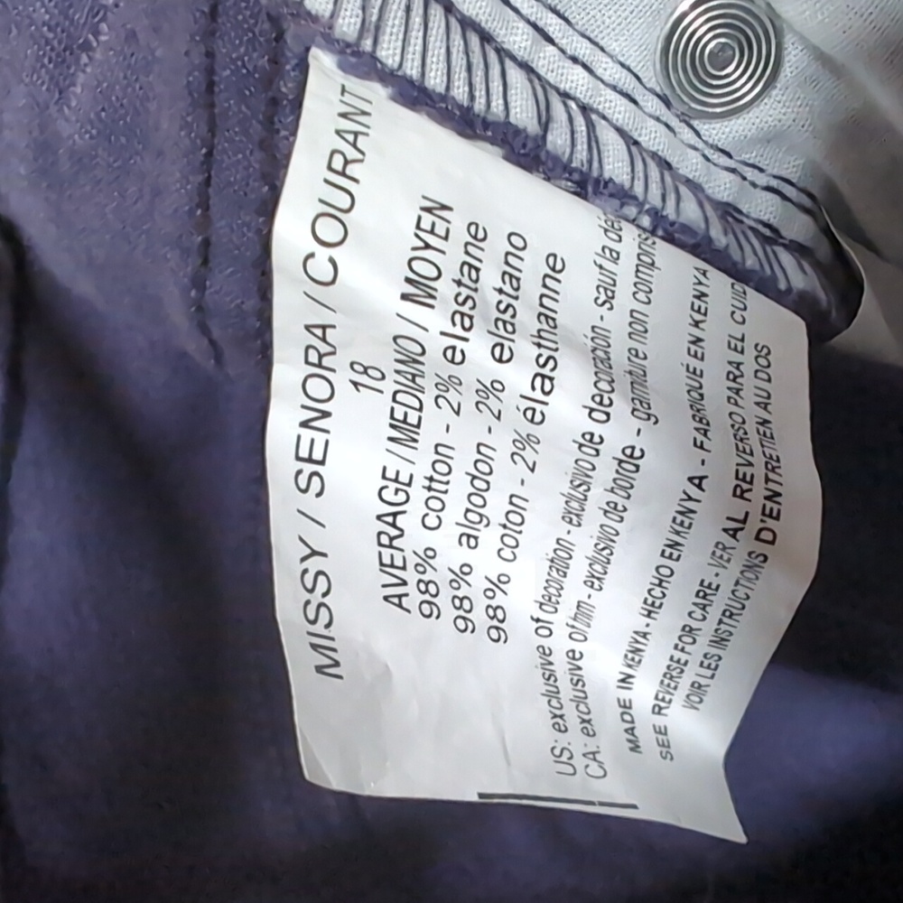 Gloria Vanderbilt JEANS 18 NWT - Picture 12 of 14
